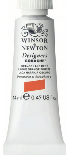 Gouache Winsor & Newton 14ml - Color Laca Naranjo Oscuro