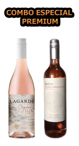 Vinos Rosados Promocion Combo X2 Quieto Lagarde Organic
