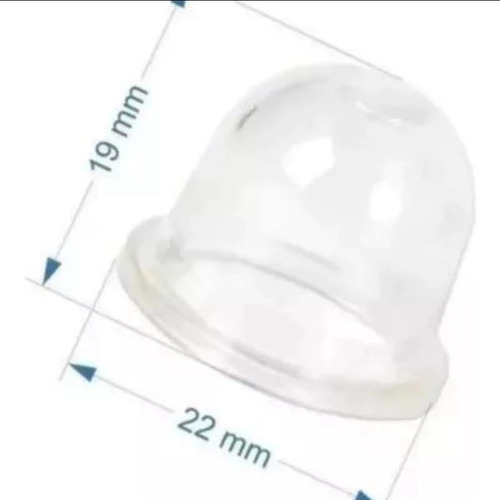 1 Injetor Primer Bulbo Roçadeira Stihl Fs55 Fs80 Fs85 22mm