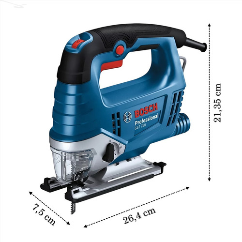 Serra Tico-tico Bosch 520w Profissional Compacta Com Lâmina