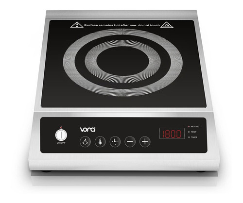 Vonci Cocina De Induccin Comercial De 1800 W, Quemador De En