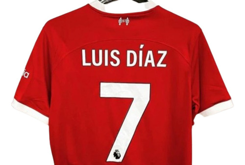 Camiseta Liverpool Luis Díaz 7 2023 Premier League Original