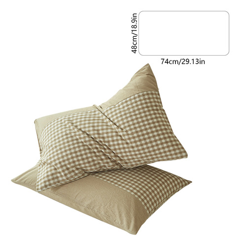 Fundas De Almohada A Cuadros A Cuadros Ginghams Pillow Cove
