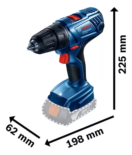 Taladro Atornillador Inalambrico Bosch 18v Gsr 180-li Color Azul