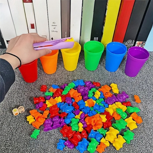 Juguetes Educativos A Juego Con Vasos Apilables De Colores