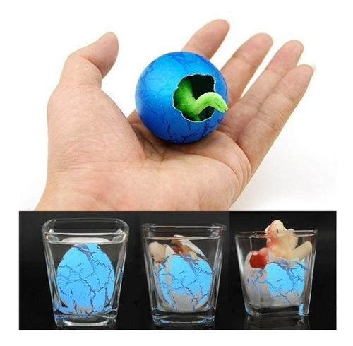 Imagen 3 de 10 de Huevo Dinosaurios X 2 Unidades Crecen En El Agua Didáctico