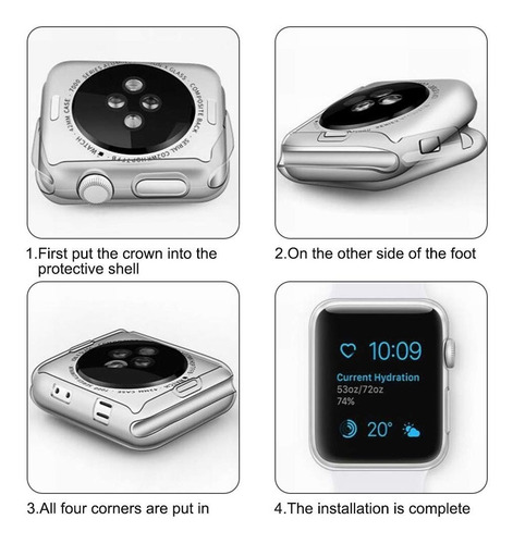 Forro Bumper Case Para Apple Watch Serie 4 40mm Varios Color