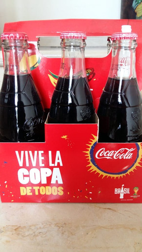 Imagen 3 de 3 de Coca-cola Botellas Vive La Copa De Todos Mundial Brasil 2014