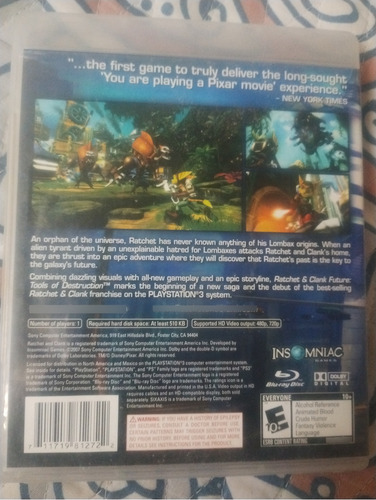 Ratchet & Clank: Tools Of Destruction Ps3 Físico (Usado)