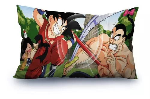 Kit 04 Capa De Almofada Desenho Goku Dragon Ball