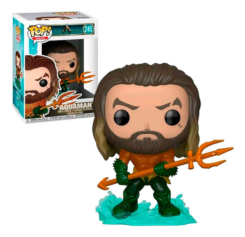 Funko Pop Aquaman #245 Pelicula Dc Comics Figura Original