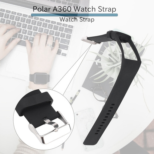 Correa De Reloj De Silicona Para Polar A360 A370 Pulsera Sil
