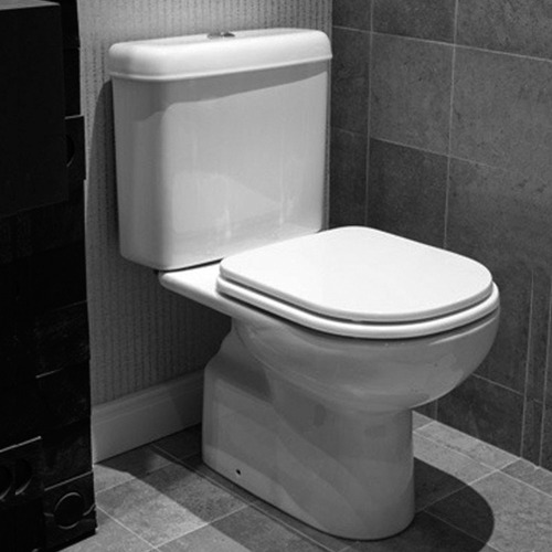 Combo Baño Inodoro Largo Tapa Mochila Doble Bidet Deca Vogue