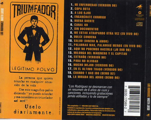 Cd Los Rodriguez (hasta Luego) (Usado)