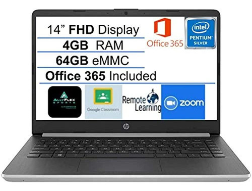 Laptop Hp 2021 Newest Stream Fhd De 14 Pulgadas, Plateada, I