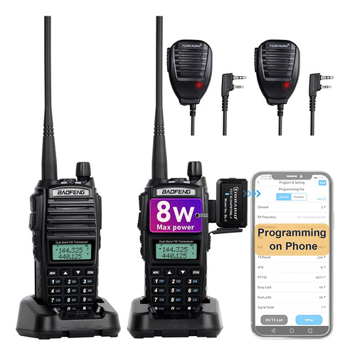 Baofeng Uv-82 High Power Baofeng Radio Ham Radio Handheld Co