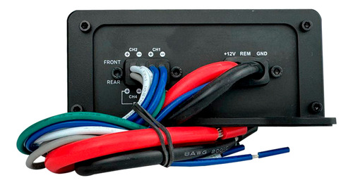Duo Amplificador Waraudio Storm 200.4d Y Storm 1500.1d Negro