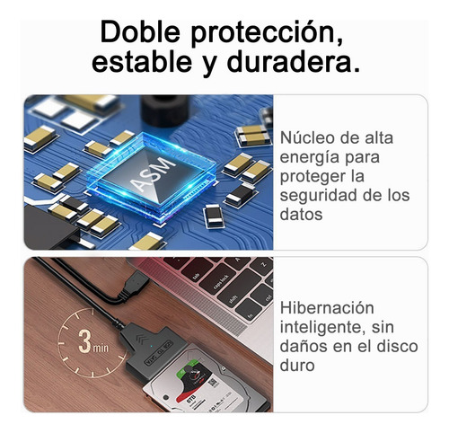 X Cable Adaptador Usb 3.0 A Sata 2.5 Para Discos Duros