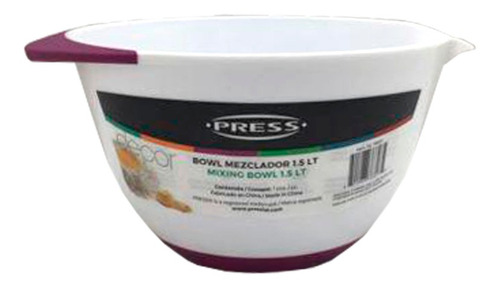 Bowl Plastico Mezclador 1.5 Lts