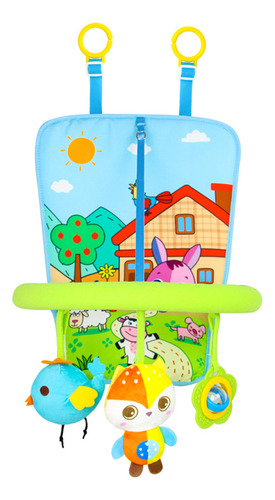 Asiento De Coche Para Bebés, 3 Juguetes Para Patear Y Jugar,