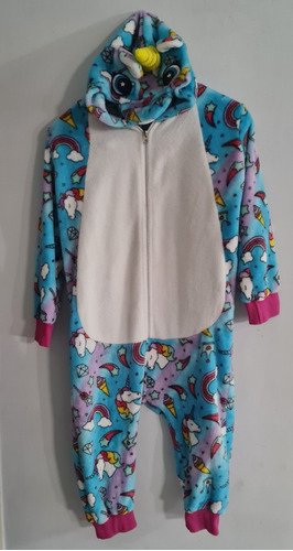 Pijama Unicornio Entero Nena Talle 12