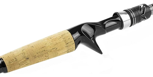 Vara De Pesca Carretilha Albatroz Blade Carbon 2,40m 50lb 2p Cor Preto E Vermelho