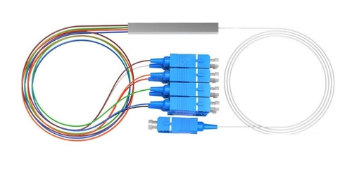 Splitter Óptico Balanceado Conectorizado 1x4 Sc Upc Nazda Nf