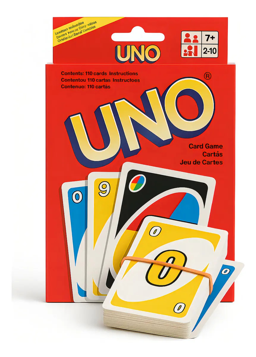 Jogo de Cartas Uno Clássico para Família e Amigos