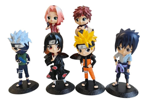 Figuras De Naruto Q Posket Shippuden Pack De 6 Anime Lindo