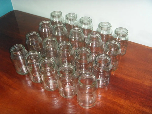 Frascos De Vidrio De 500 Cc  Potes Envases Botellas  Vasos