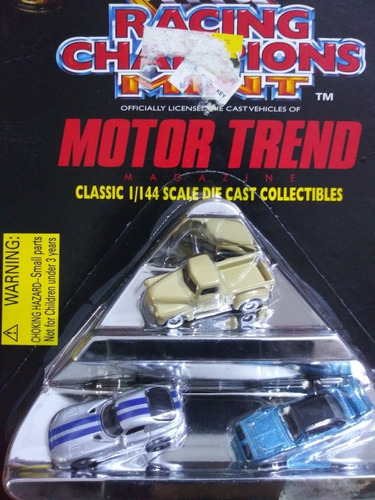 Mini Carritos Metal Motor Trend Racing Champions Vintage