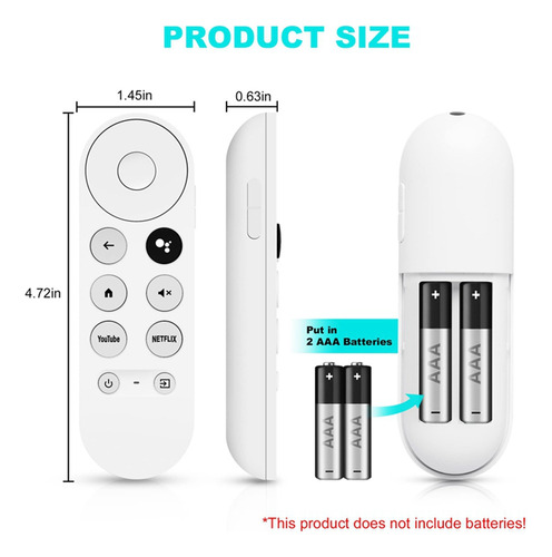 Control Remoto Ir De Voz G9n9n De Repuesto Para Googlechrom