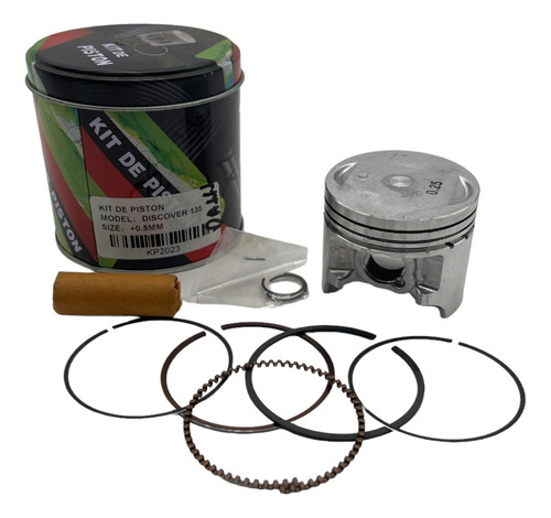 Kit Piston Discover-135 Auteco ((0.50)) // Duramax // 