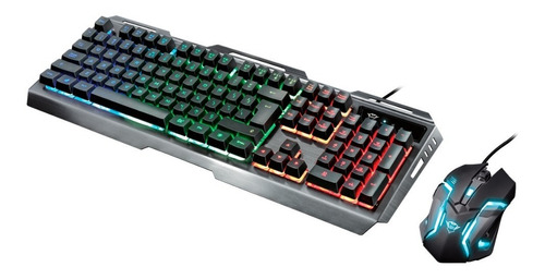 Combo Teclado Y Mouse Trust Gxt 845 Tural Gaming