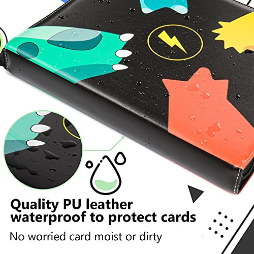 9-pockets Trading Card Binder With Sleeves,card Binder ...