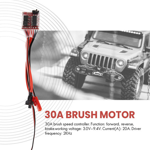 Controlador De Velocidad De Motor 8x Rc Esc 30a 4-8 V 1/16 1