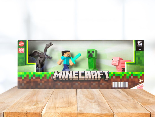 Minecraft Micro Dragon Ender Steve Creeper Pig Cochon