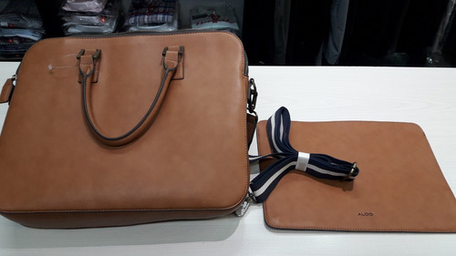 Maletín / Morral Aldo Cuero Color Suela