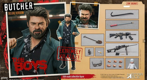 Billy Butcher Deluxe Figure 1/6 Scale By Star Ace Toys