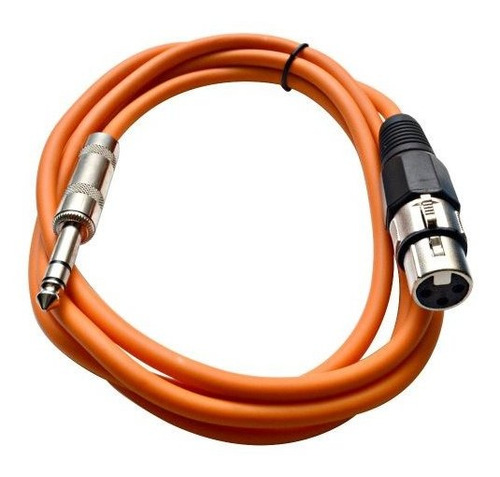 Audio Sismico - Satrxl-f6 - Naranja 6 Xlr Hembra A Cable De