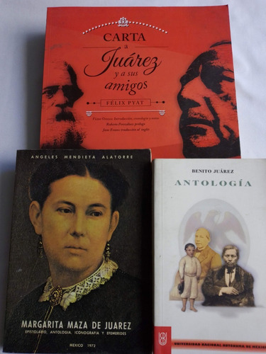 Benito Juárez-antología, Carta A Juárez Y A Sus Amigos (Usado)