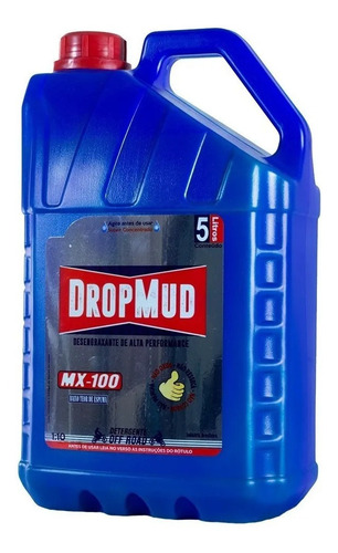 Imagem 1 de 3 de Desengraxante Shampoo Lavação Drop Mud 5 Litros