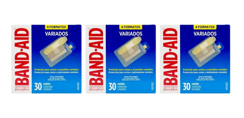 Johnson Band-aid Kit X3 Curitas Banditas Variados 30u