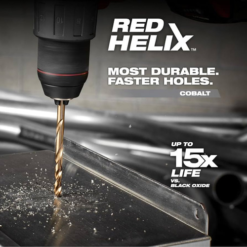 Broca De Cobalto Red Helix 7/64 Milwaukee 48892304