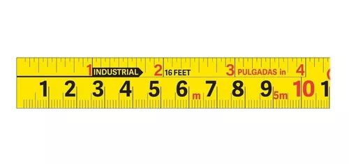 Flexómetro industrial contra impactos 5.5 m cinta 25 mm, Flexómetros, 12695