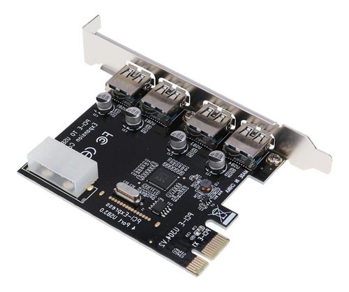 Tarjeta De Expansión Pci Usb 3.0 Hub Adapter 4 Puertos Para