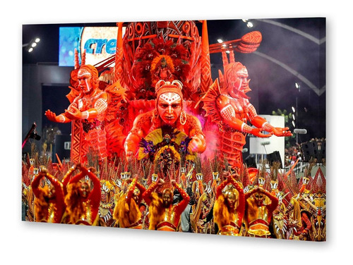 Cuadro 50x75cm Brasil Carnaval Rio Samba Musica P4