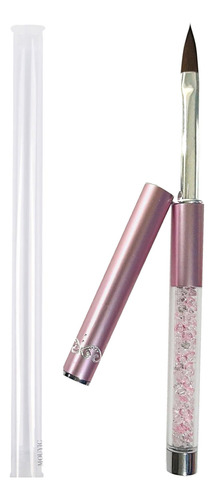 2 Pinceles Para Uñas Aplicaciones Aluminio No 8 Y 10