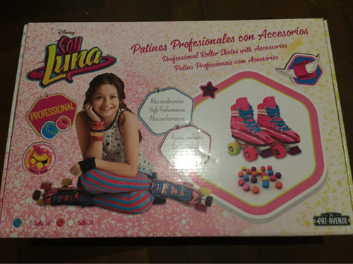 Patines Soy Luna Profesionales Talle 38 Original C/accesorio