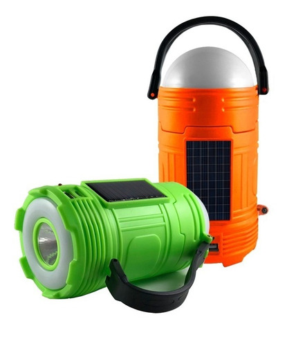 Farol Solar Color Premium Linterna Cargador Celular Camping